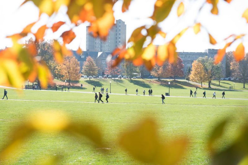 photo of Drillfield in the fall