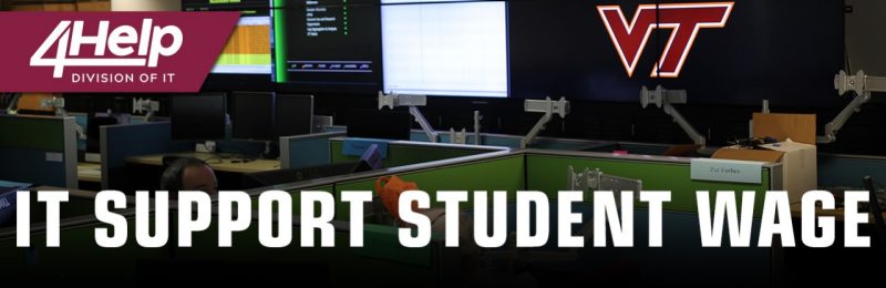 4Help Information Technology Support Student Wage application header image